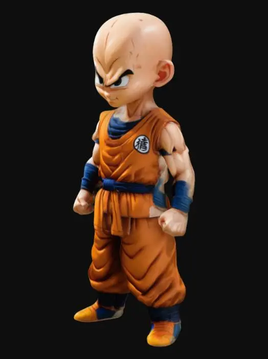 3D model for ドラゴンボールクリリン、T-pose