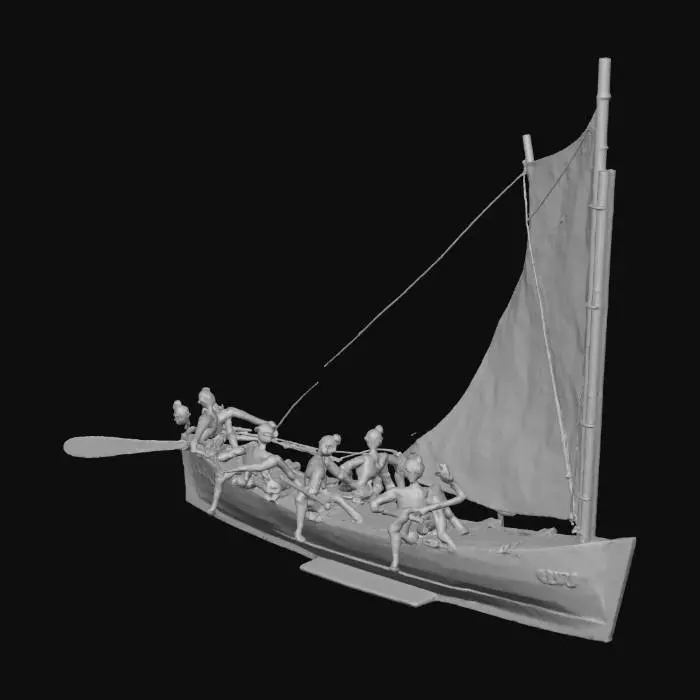3D model for Sailing Team Model