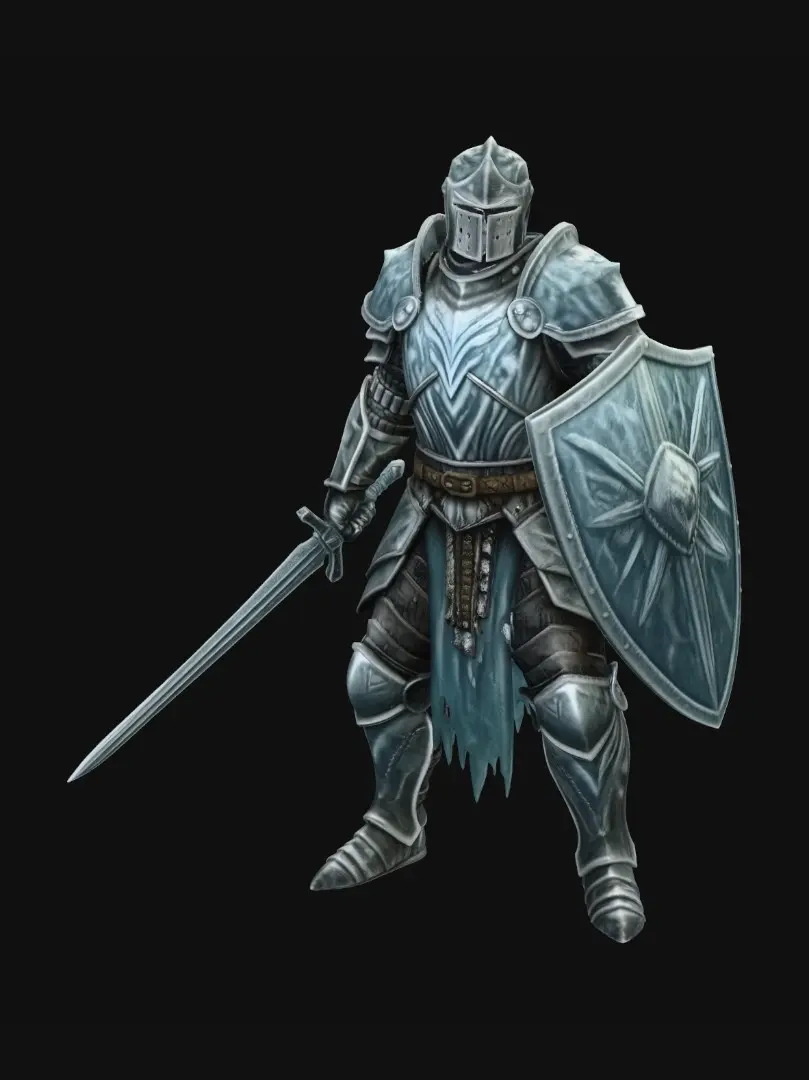 3D model for Icebound Knight