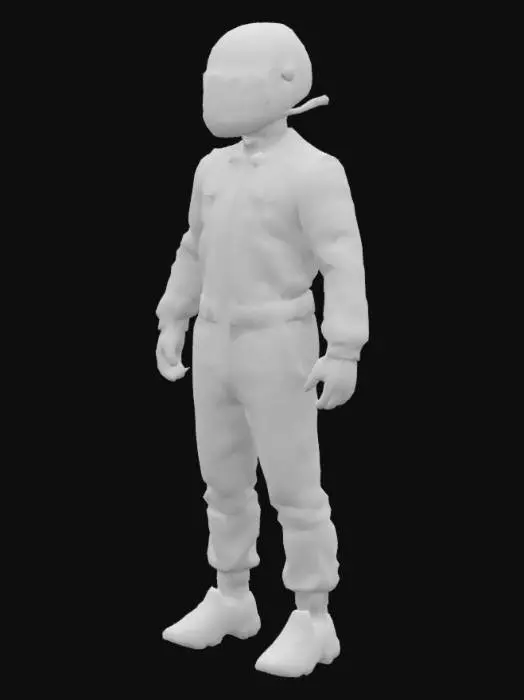 3D model for 3d model for ferrari f1 driver Charles Leclerc