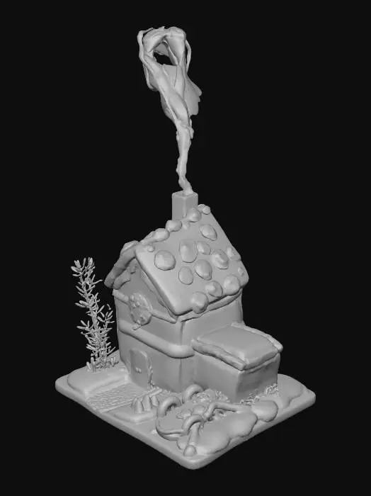 3D model for Gingerbread Cottage