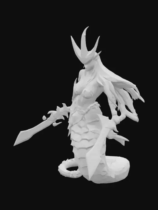 3D model for Naga Warrior