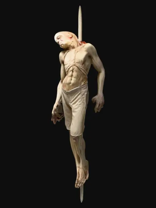 3D model for corpse on spike