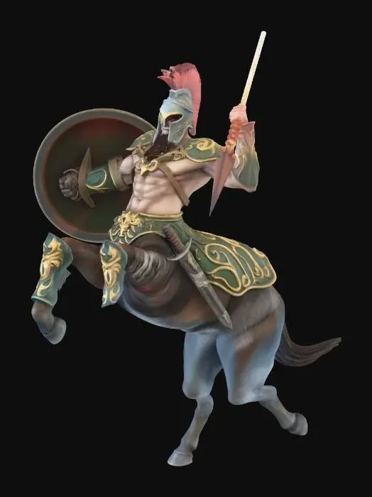 3D model for Centaur Warrior