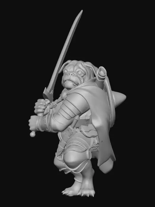 3D model for Sir Barkalot