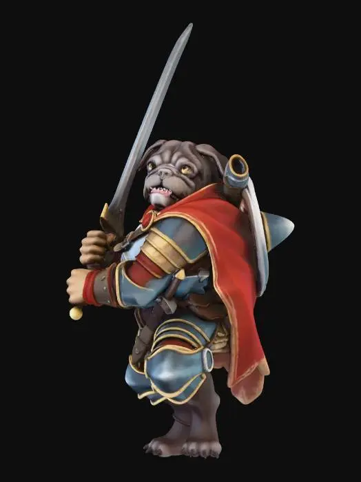 3D model for Sir Barkalot