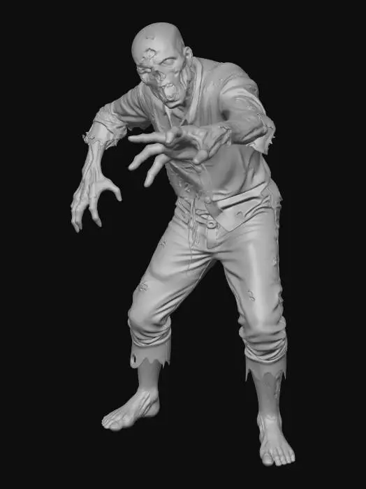 3D model for Zombie Menace