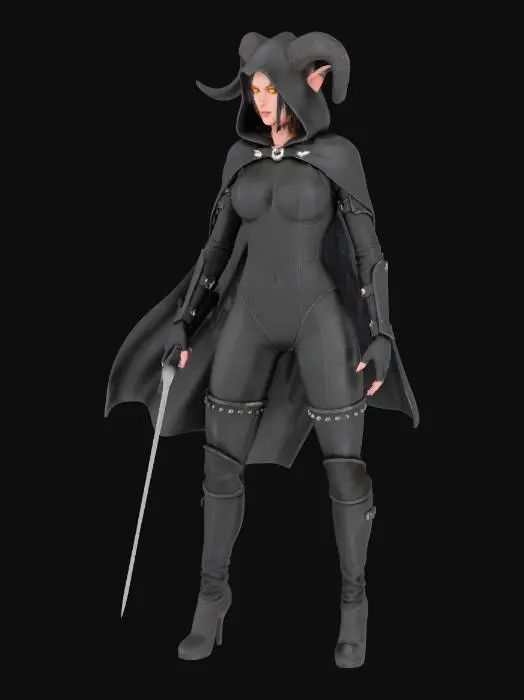 3D model for Dark Enchantress