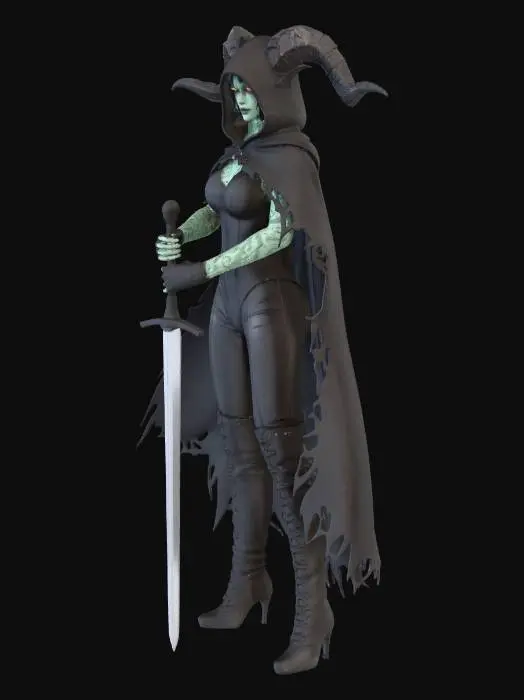 3D model for Warden of Shadows