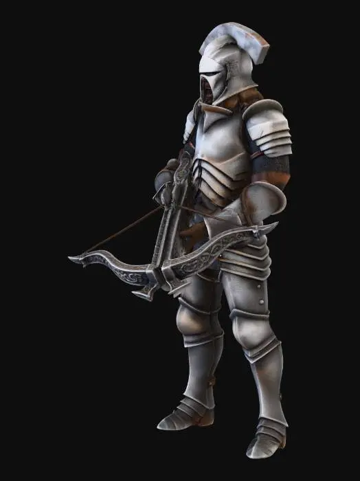 3D model for Armored Crossbowman