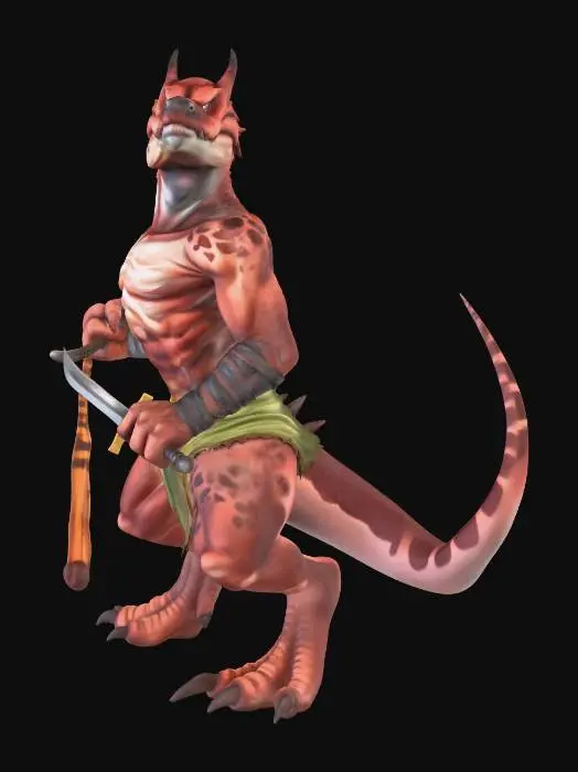 3D model for kobold