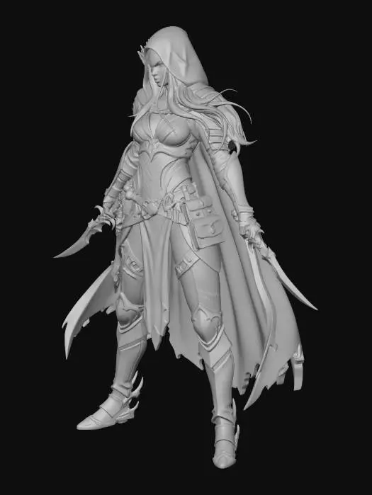 3D model for Shadowblade Huntress