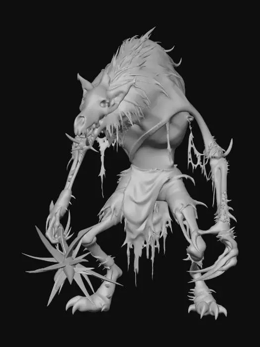 3D model for Gnoll Witherling