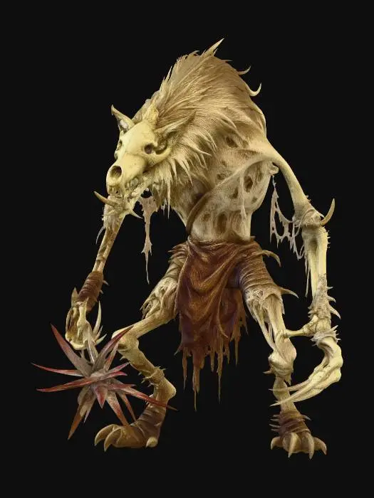 3D model for Gnoll Witherling
