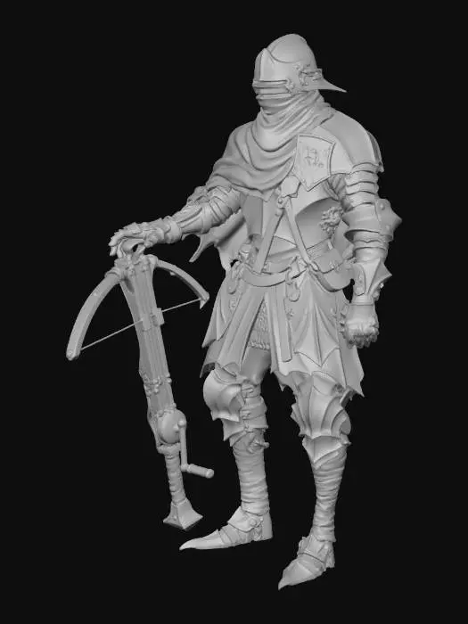 3D model for Knight of the Crossbow