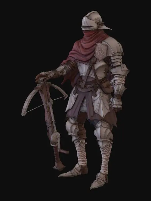 3D model for Knight of the Crossbow
