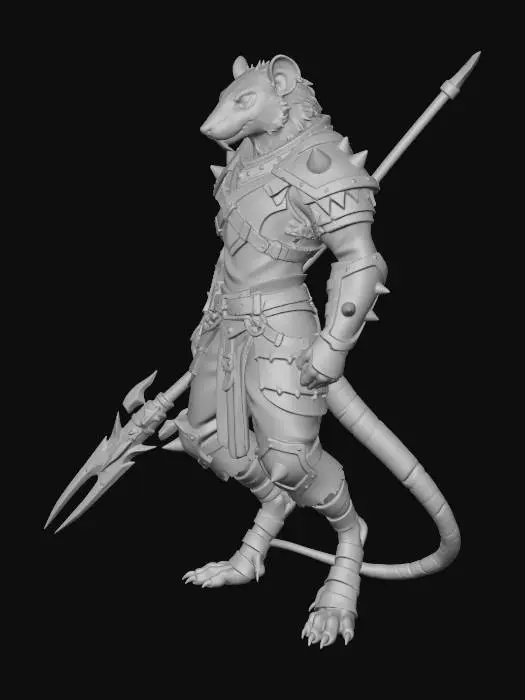 3D model for Rat Warrior