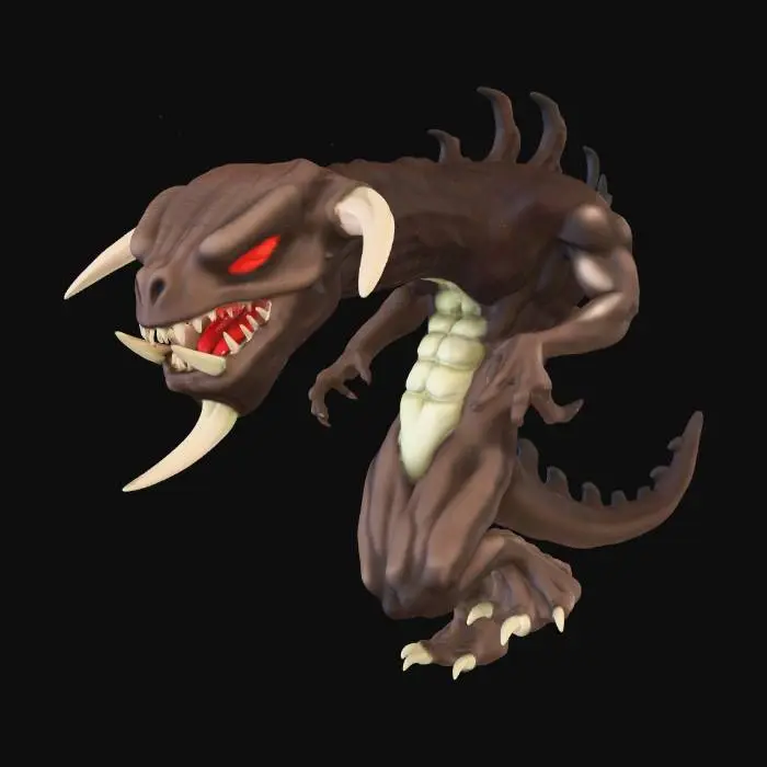 3D model for Chaos Serpent