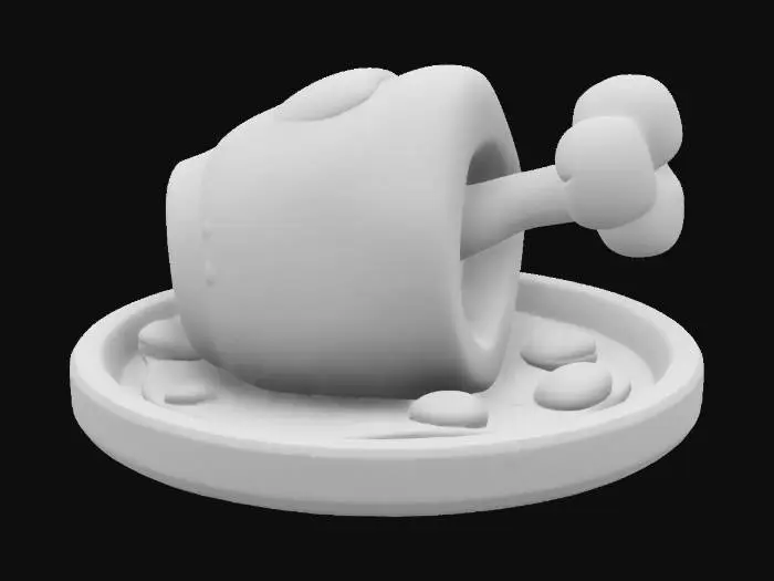 3D model for Sweet Glazed Drumstick