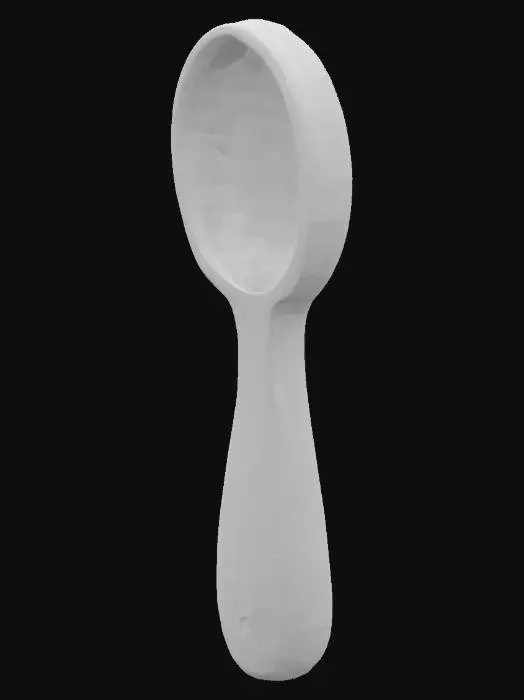3D model for Wooden Spoon Illustration
