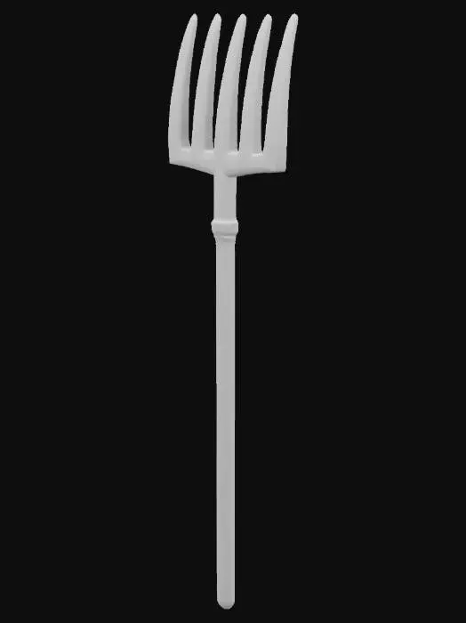 3D model for Pitchfork Illustration