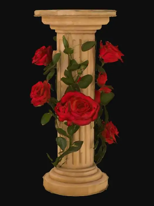 3D model for Blooming Pillar