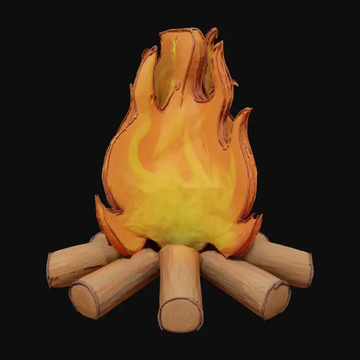 3D model for Campfire Glow