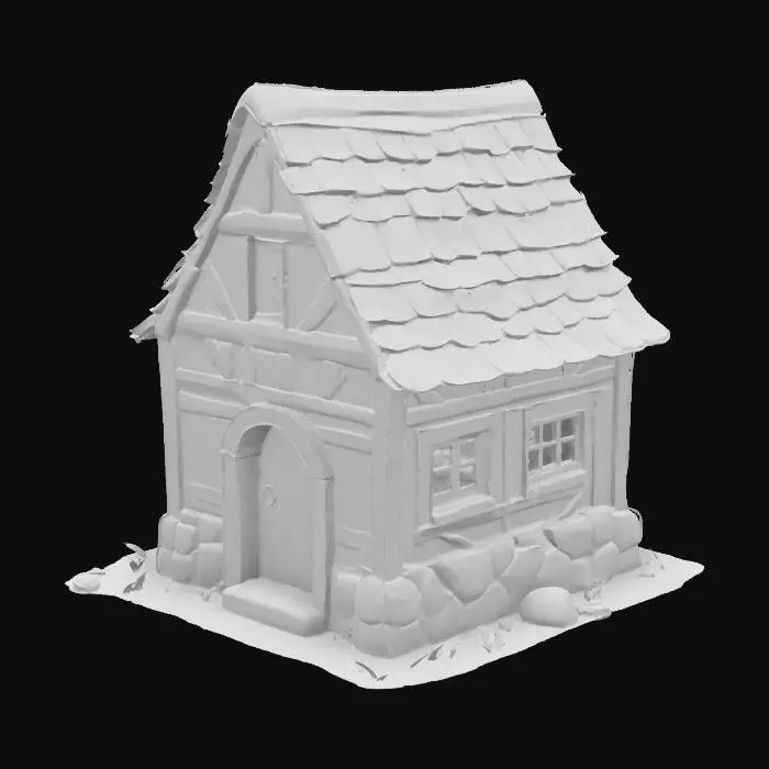 3D model for Rustic Cottage