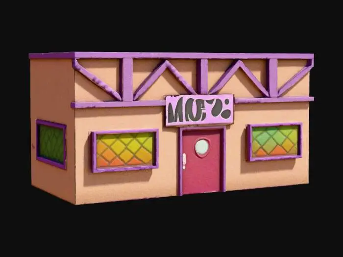 3D model for Moe's Tavern