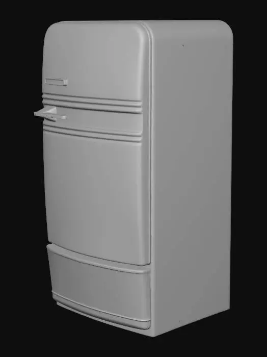 3D model for Retro Fridge