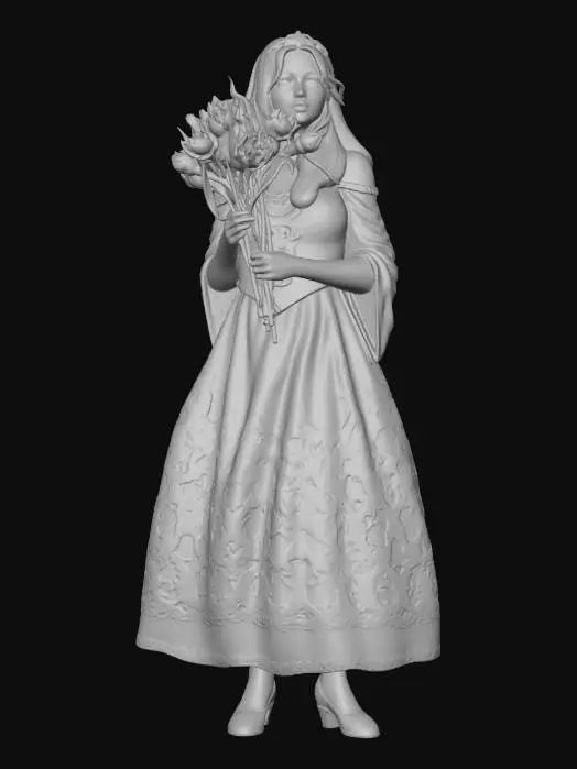 3D model for Princess of the Blossoming Fields