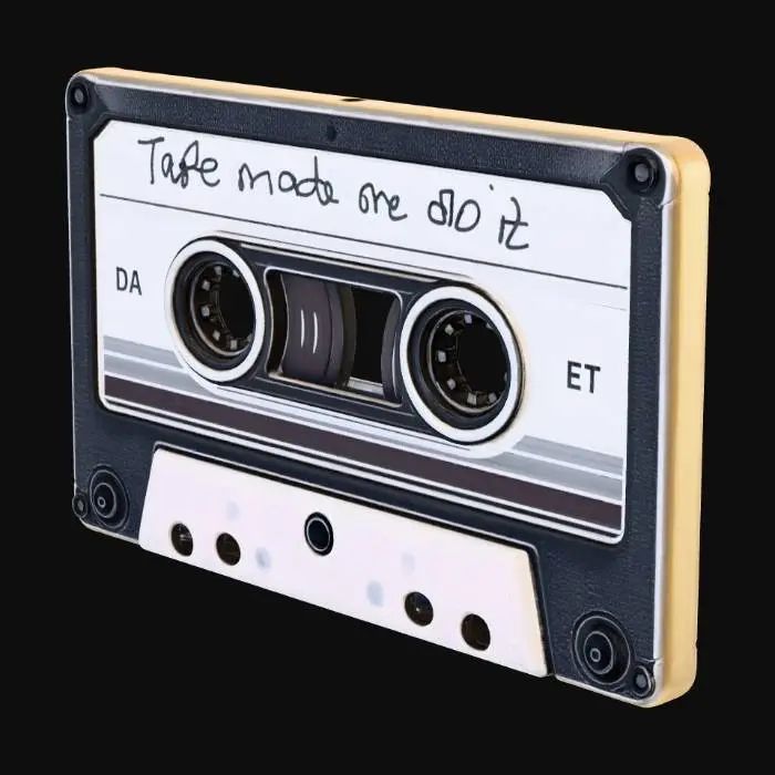 3D model for Cassette Confession