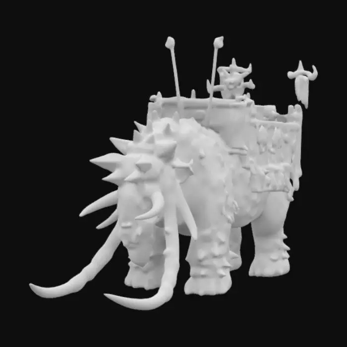 3D model for Chaos War Mammoth
