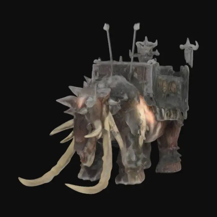 3D model for Chaos War Mammoth