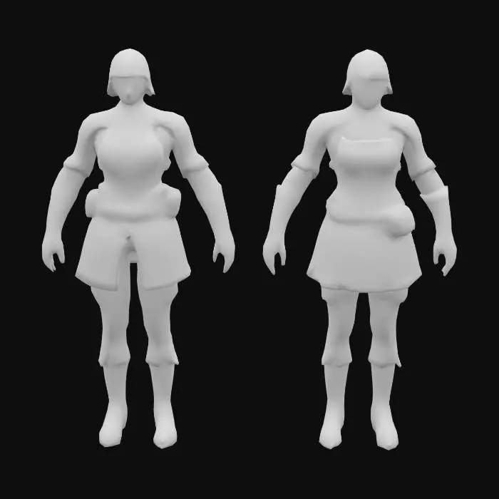 3D model for Medieval Armor, terpisah antara helmet baju dan celena