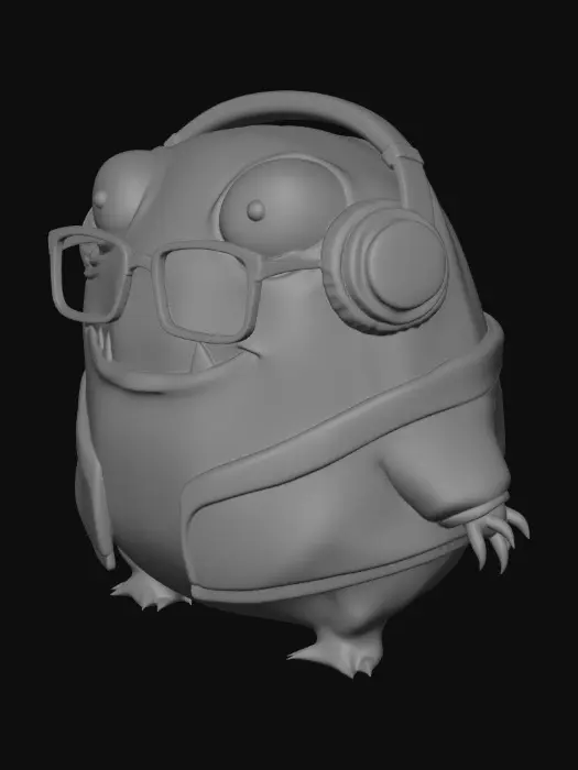 3D model for Neon Potato DJ