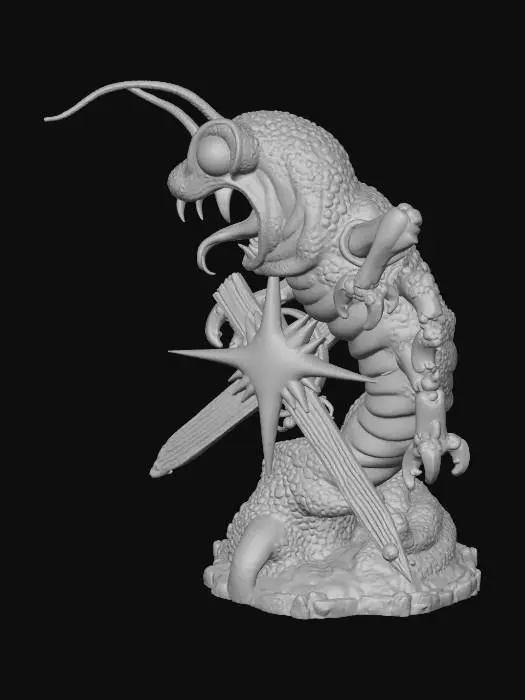 3D model for Reptilian Explosion