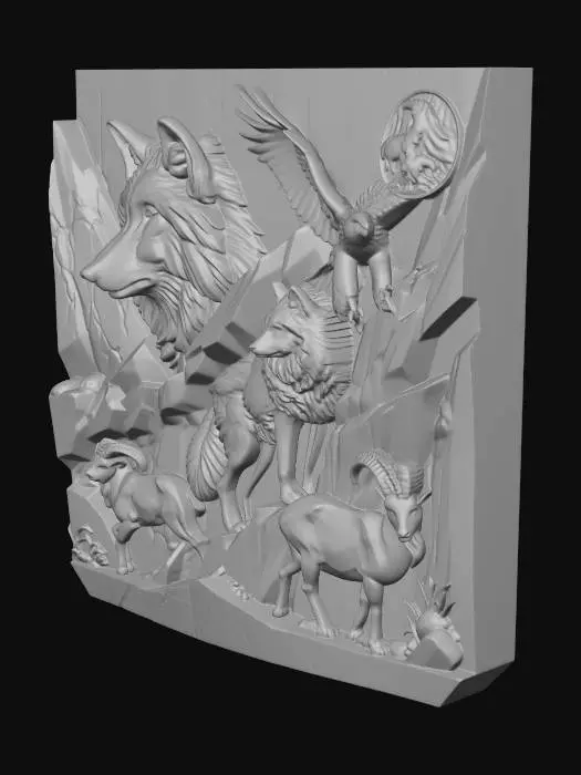 3D model for Mountain Guardians