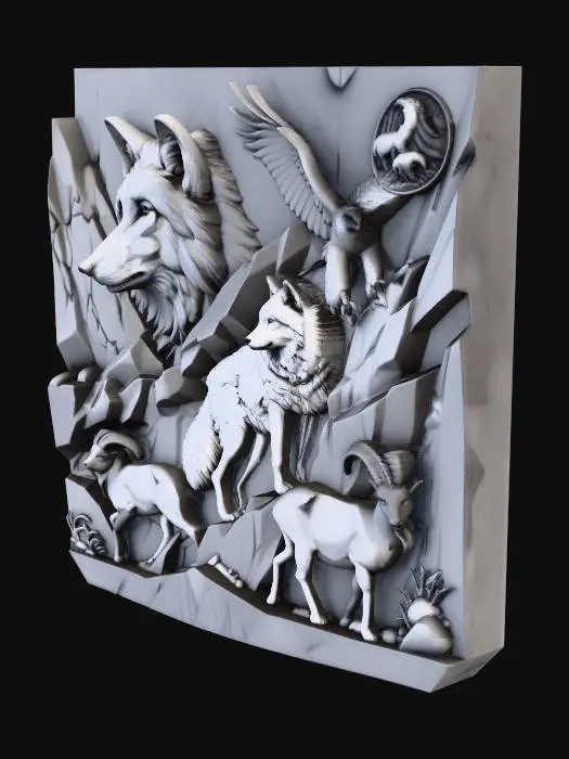 3D model for Mountain Guardians