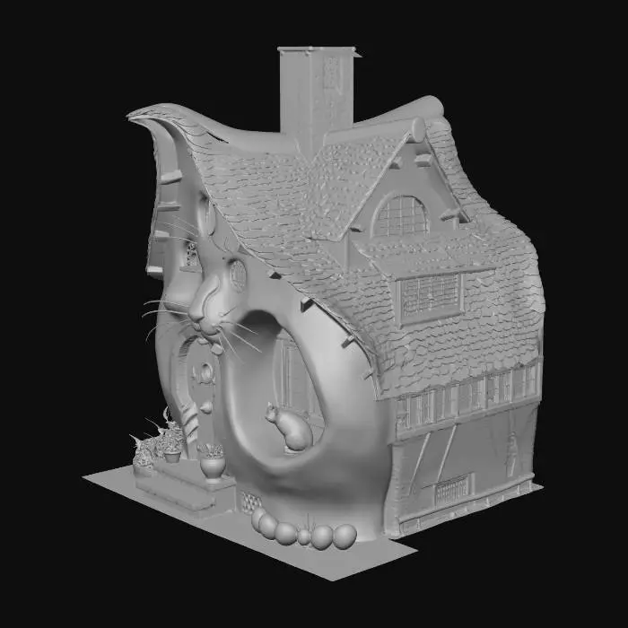 3D model for Cat Cottage