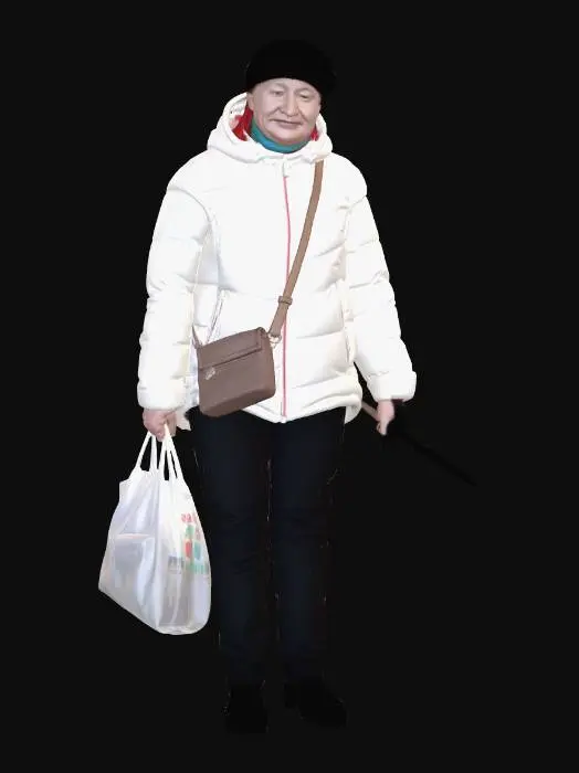 3D model for Winter Shopper