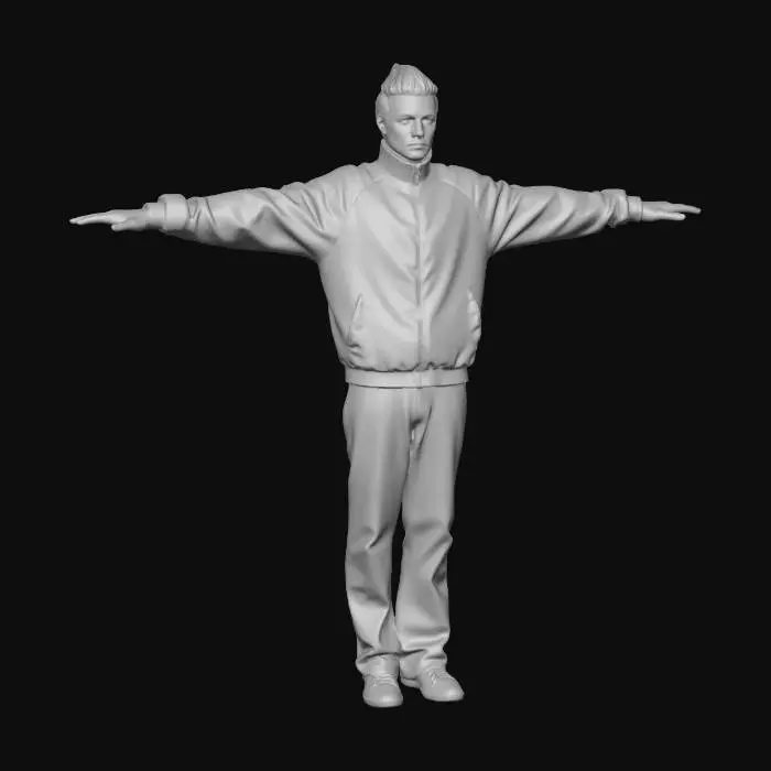 3D model for Leaning Figure in the Park