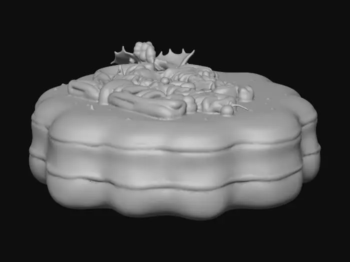 3D model for christmas green cookie , #Christmas2025#