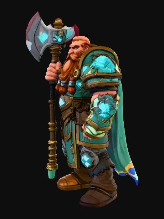 3D model for Guardian of the Enchanted Forest