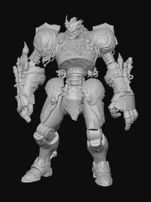 3D model for Titan Sentinel Warforged