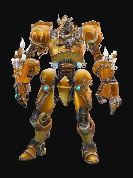 3D model for Titan Sentinel Warforged