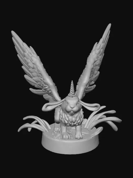 3D model for Winged Enchanted Hare