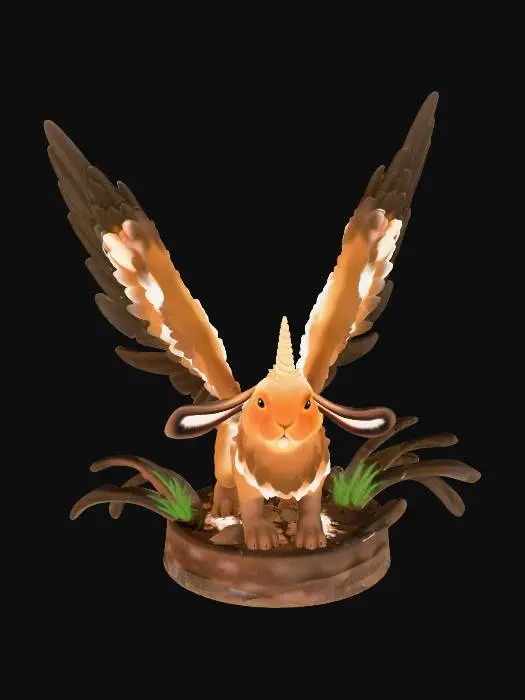 3D model for Winged Enchanted Hare
