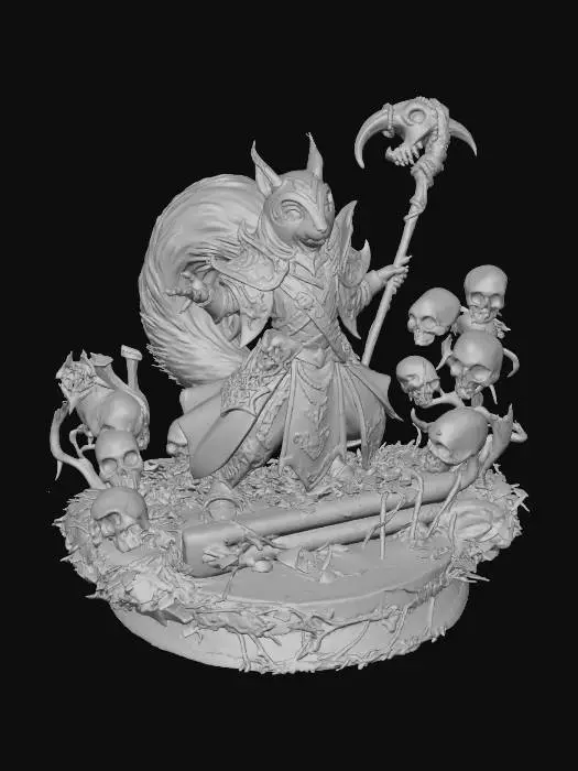 3D model for Squirrel Sorcerer Summit