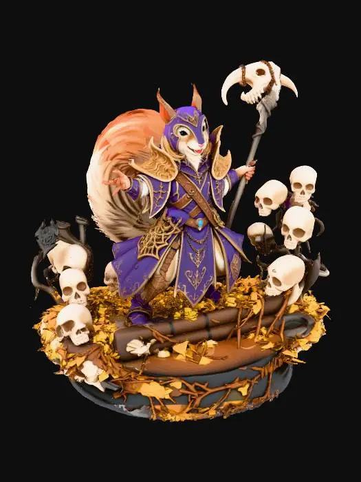 3D model for Squirrel Sorcerer Summit